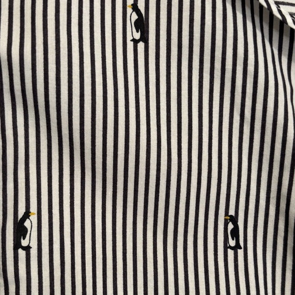 Like New Kate Spade Penguin Ruffle Top Shirt Blouse - Picture 5 of 6